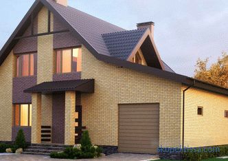 Haus aus Porenbeton mit Dachboden, die Vorteile von Bau und Betrieb, insbesondere Layout