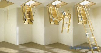Treppe zum Dachboden: Arten, Klassifizierung, Installationsmethoden