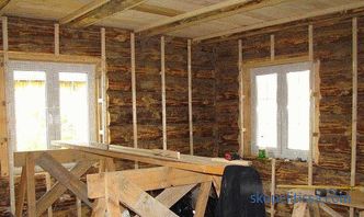 Erwärmung eines Holzhauses von innen, wie und was man die Wände richtig dämmt, Materialwahl, Anleitung, Fotos