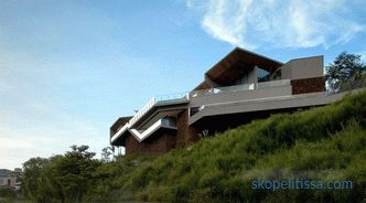 Landhaus auf die Oberseite eines Berges in der Stadt von Belo Horizonte, Brasilien