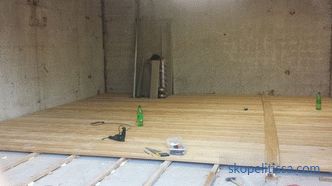 Holzboden in der Garage: Technologieeinrichtungen