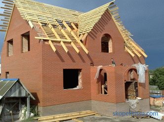 Strukturelemente verschiedener Dachkonstruktionen