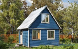 Wie malt man ein Holzhaus draußen?