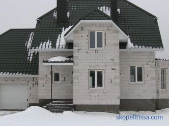 Landhäuser aus Schaumblöcken - schlüsselfertige Projekte, Baupreise in Moskau, Foto