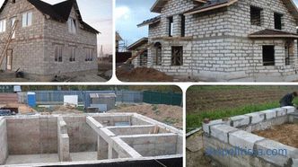 Landhäuser aus Schaumblöcken - schlüsselfertige Projekte, Baupreise in Moskau, Foto
