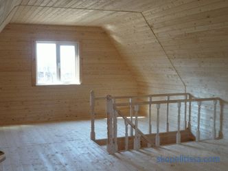 Holzhaus mit Dachboden, Holzlandhaus mit Dachboden, Planung des Holzhauses mit Dachboden