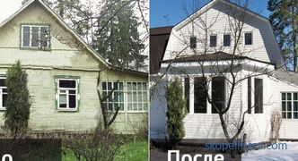 Umstrukturierung des Landhauses, Umbau und Wiederaufbau des Hauses auf dem Land, der Preis für Reparaturen in Moskau, Foto