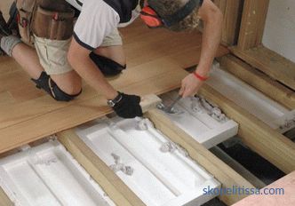 Fußboden in einem Holzhaus erwärmen - wie und besser