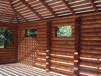 Wie man einen Pavillon aus Holz malt: Eigenschaften der Materialien und ihre Verwendung