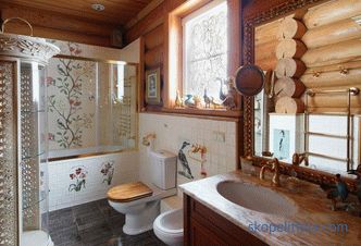 Duschen in einem Holzhaus: Materialien, Technik, Anforderungen