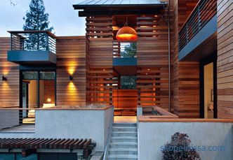 Design und Stile der Fassade eines Landhauses: Beispiele mit Fotos