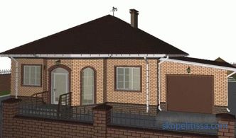 Das Projekt des Hauses 8x10 mit einem hervorragenden Grundriss, der Plan eines zweistöckigen Hauses 10 auf 10